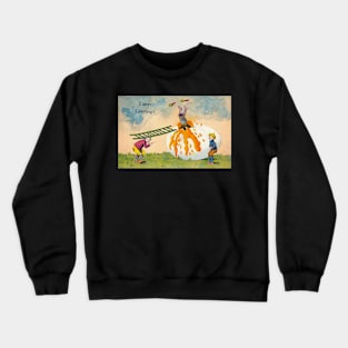 Weird Victorian Easter Greetings Crewneck Sweatshirt